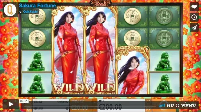 Play Sakura Fortune Slot Main Screen Reels