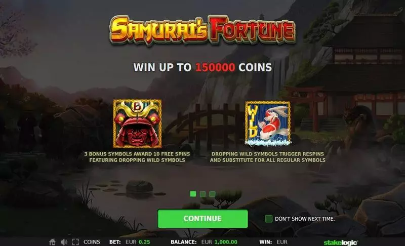 Play Samurai’s Fortune Slot Info and Rules