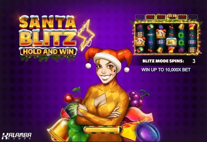 Play Santa Blitz Hold and Win Slot Introduction Screen