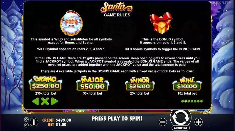 Play Santa Slot Bonus 1