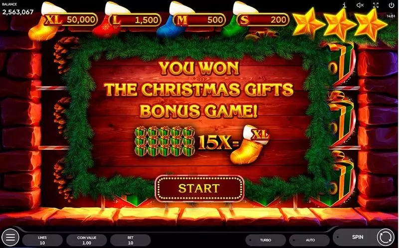 Play Santa's Gift Slot Bonus 1
