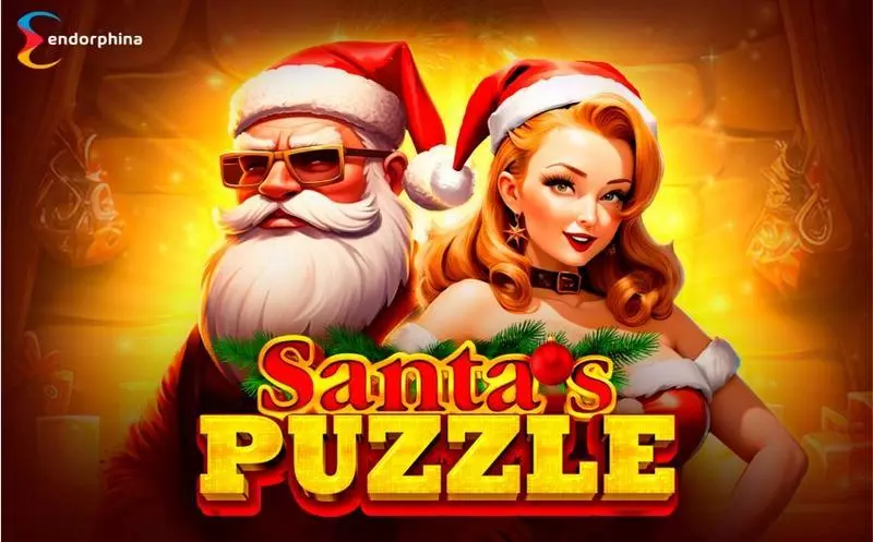 Play Santa's Puzzle Slot Introduction Screen