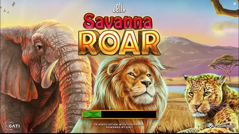 Play Savanna Roar Slot Introduction Screen