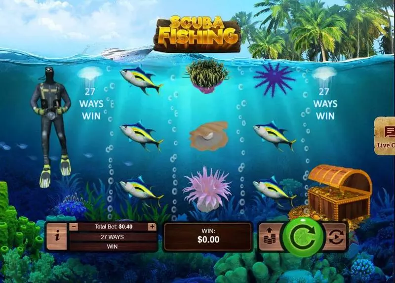 Play Scuba Fishing Slot Main Screen Reels