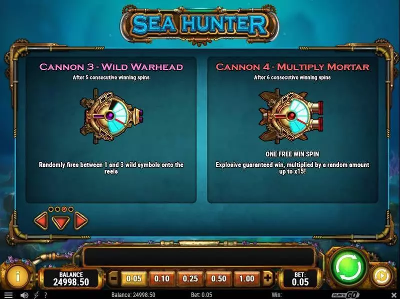 Play Sea Hunter Slot Bonus 3