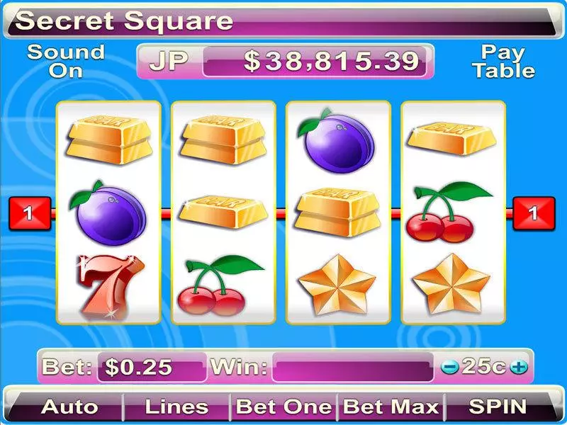 Play Secret Square Slot Main Screen Reels
