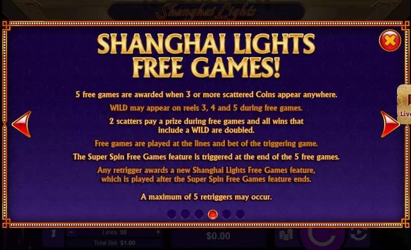 Play Shanghai Lights Slot Free Spins Feature
