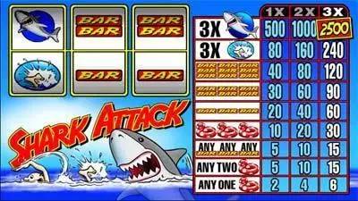 Play Shark Attack Slot Main Screen Reels