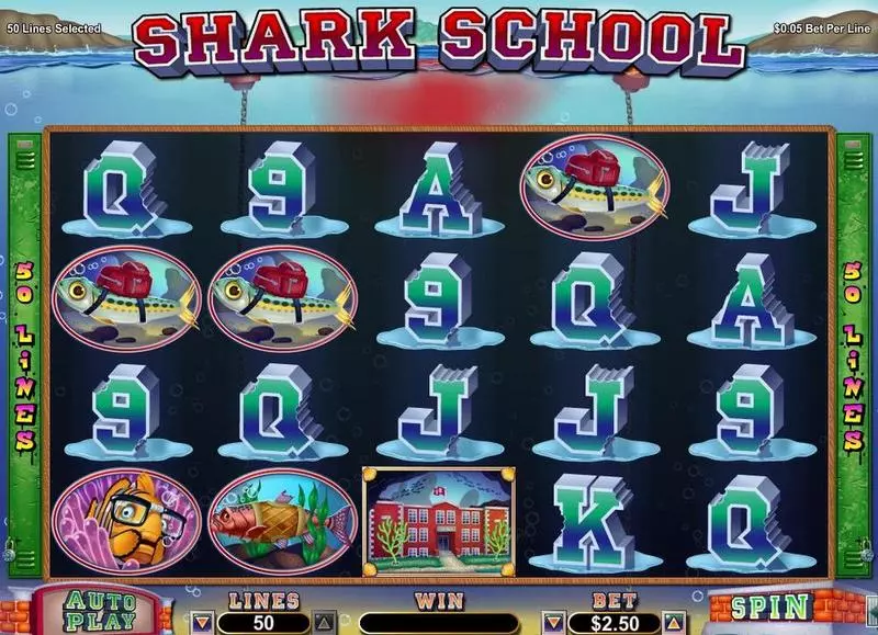 Play Shark School Slot Main Screen Reels