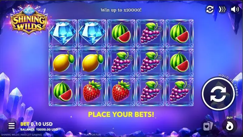 Play Shining Wilds Slot Main Screen Reels