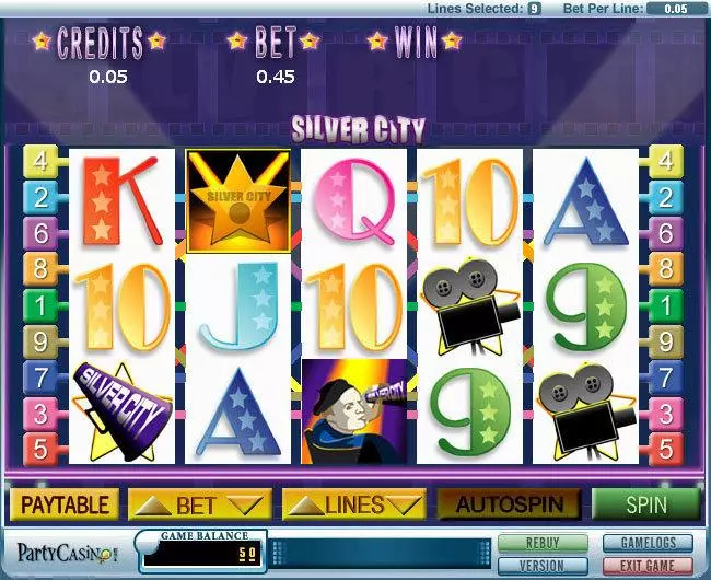 Play Silver City Slot Main Screen Reels