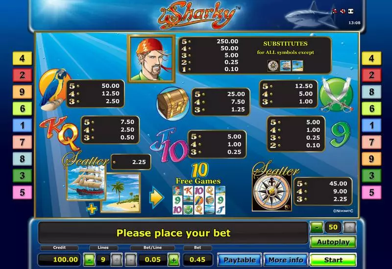 Play Sizzling Hot - Deluxe Slot Main Screen Reels