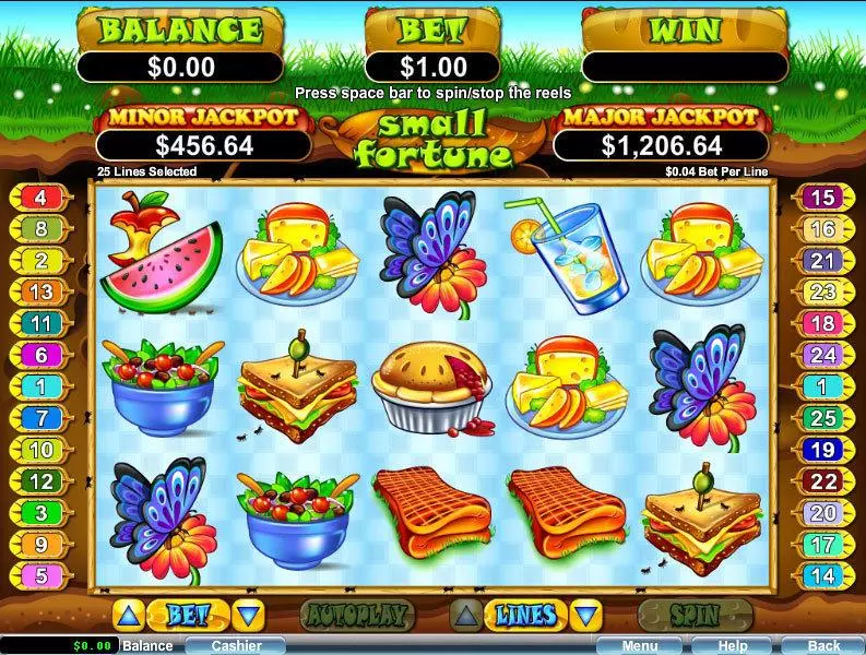 Play Small Fortune Slot Main Screen Reels