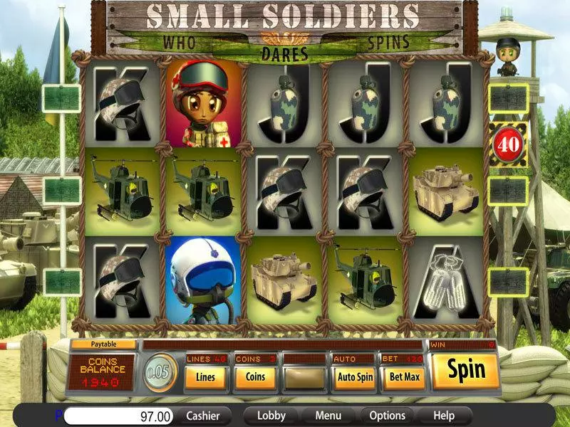 Play Small Soldiers Slot Main Screen Reels