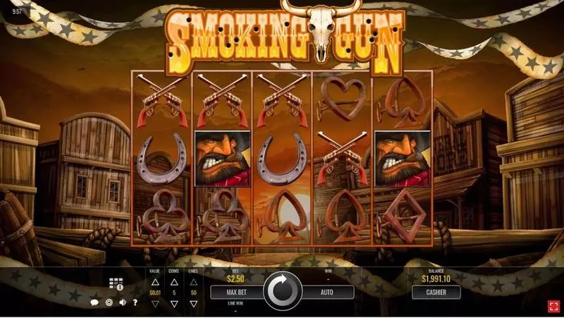 Play Smoking Gun Slot Main Screen Reels