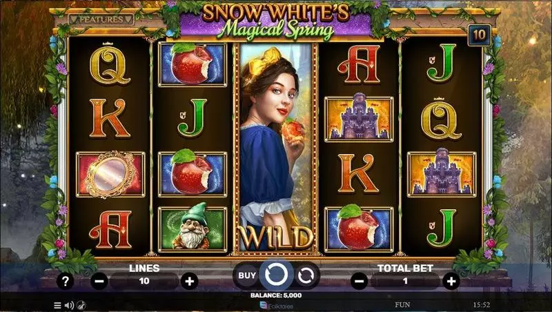 Play Snow White’s Magical Spring Slot Main Screen Reels