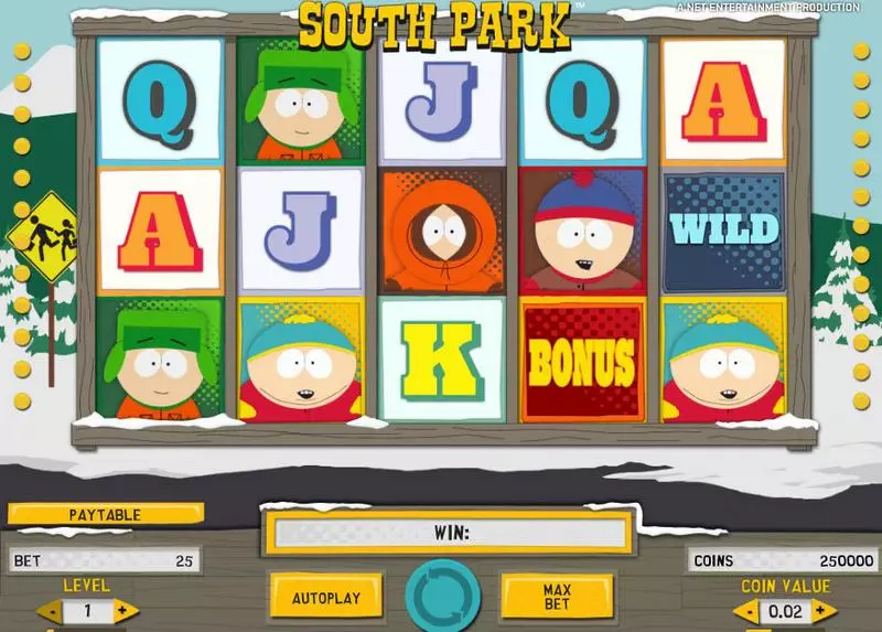 Play South Park Slot Main Screen Reels