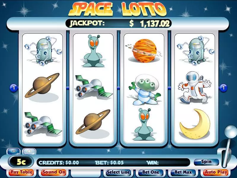 Play Space Lotto Slot Info and Rules