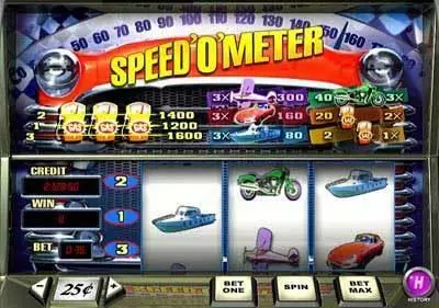 Play Speed'o'Meter Slot Main Screen Reels