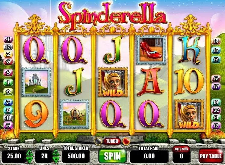 Play Spinderella Slot Main Screen Reels