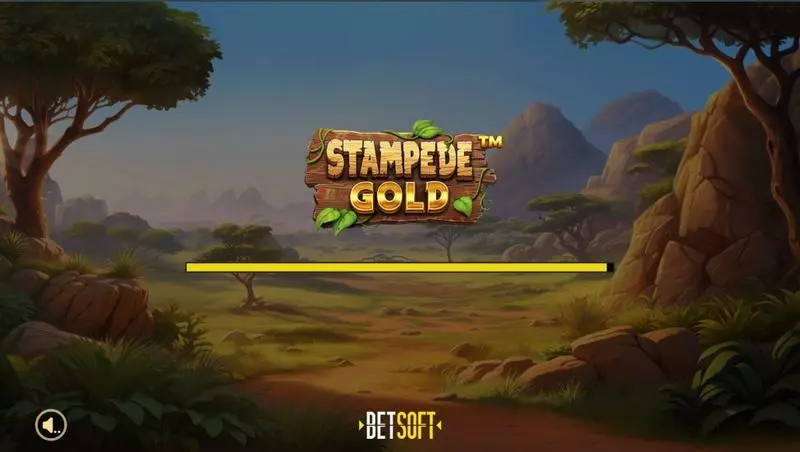 Play Stampede Gold Slot Introduction Screen