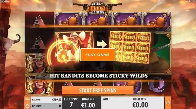 Play Sticky Bandits: Wild Return Slot Bonus 1