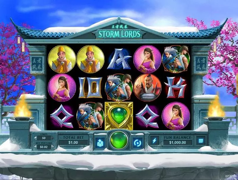 Play Storm Lords Slot Main Screen Reels