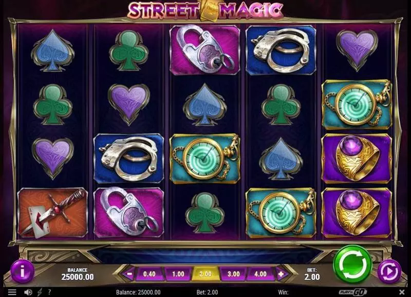Play Street Magic Slot Main Screen Reels