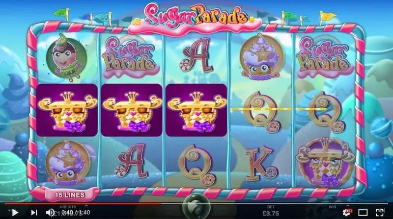 Play Sugar Parade Slot Main Screen Reels