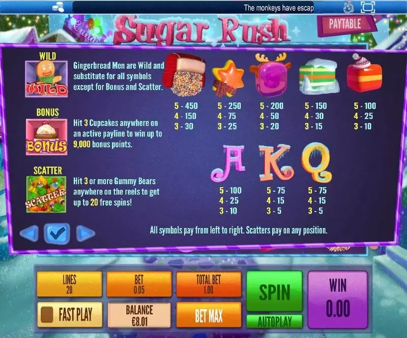 Play Sugar Rush Winter Slot Info and Rules