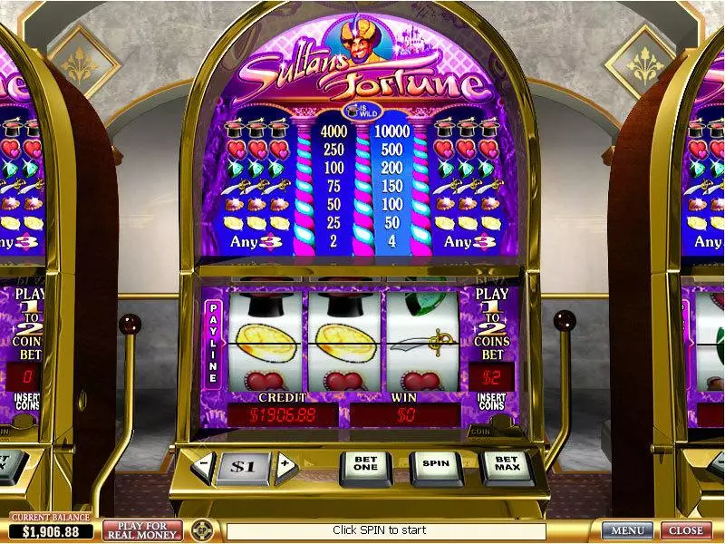 Play Sultan's Fortune Slot Main Screen Reels