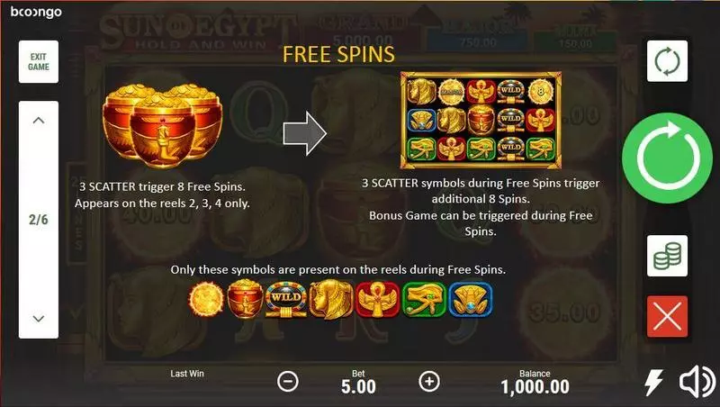 Play Sun Of Egypt Slot Bonus 1
