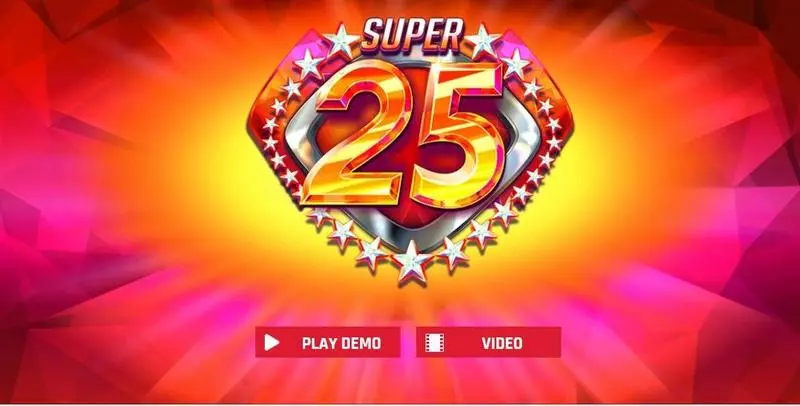 Play Super 25 Stars Slot Introduction Screen