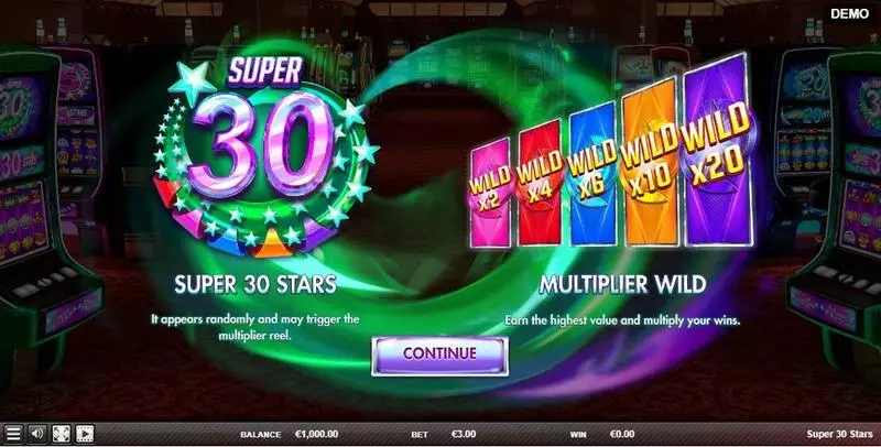 Play Super 30 Stars Slot Info and Rules