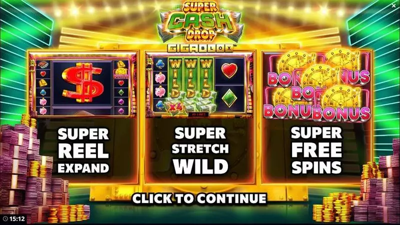 Play Super Cash Drop Gigablox Slot 
