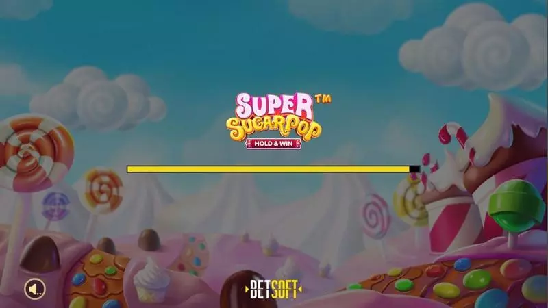 Play Super Sugar Pop - HOLD and WIN Slot Introduction Screen