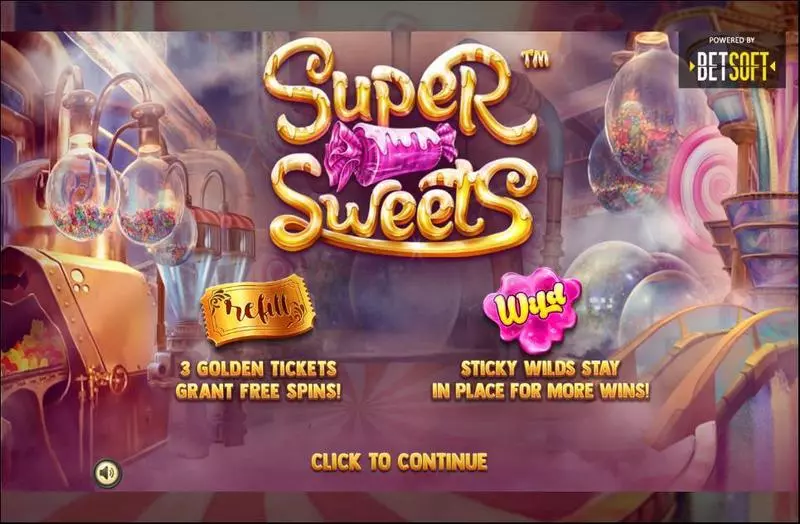 Play Super sweets Slot Info and Rules