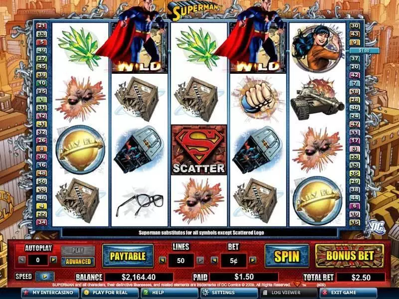 Play Superman Slot Main Screen Reels