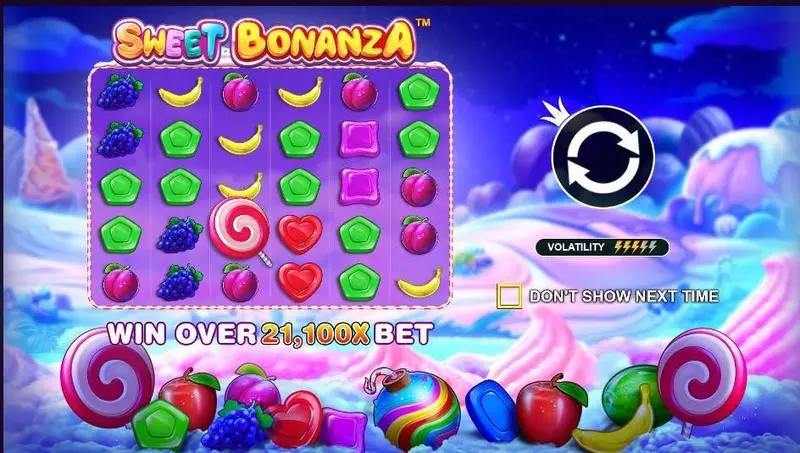 Play Sweet Bonanza Slot Info and Rules