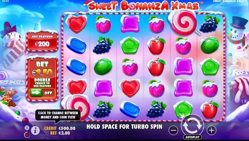 Play Sweet Bonanza Xmas Slot Main Screen Reels