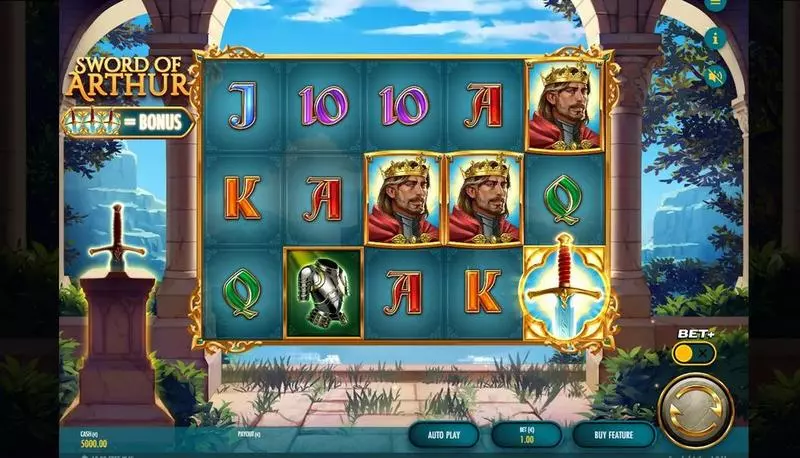 Play Sword of Arthur Slot Main Screen Reels