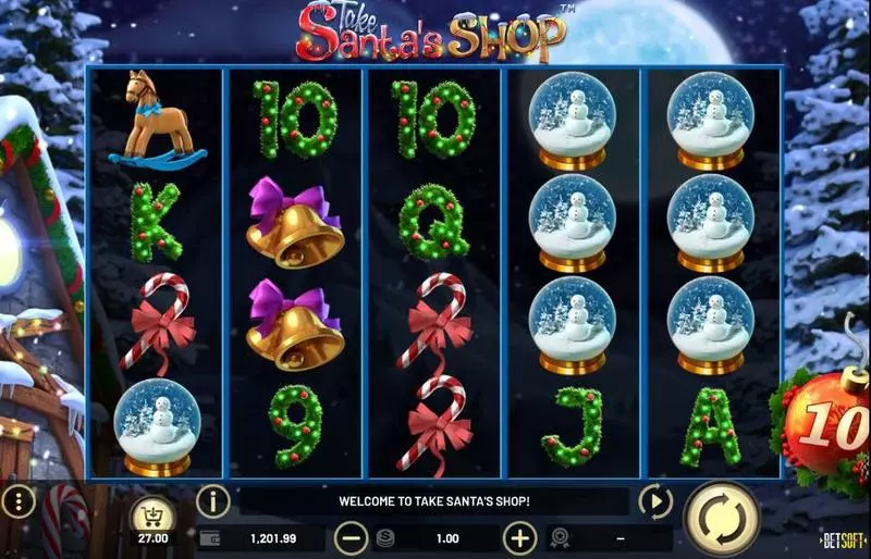 Play Take Santa’s Shop Slot Main Screen Reels