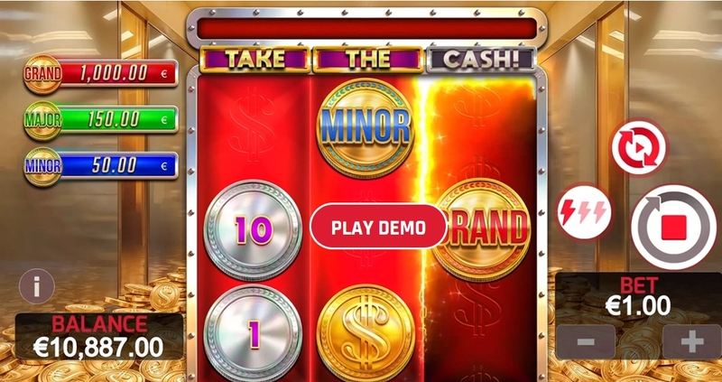 Play Take the Cash Slot Main Screen Reels