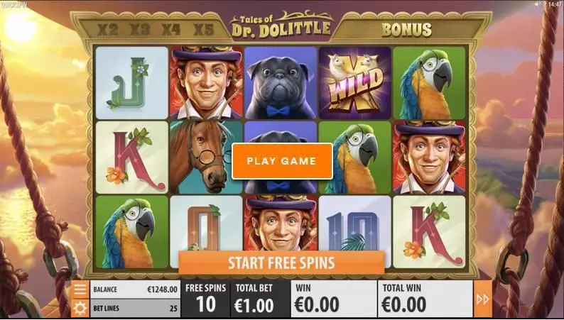 Play Tales of Dr. Dolittle Slot Main Screen Reels