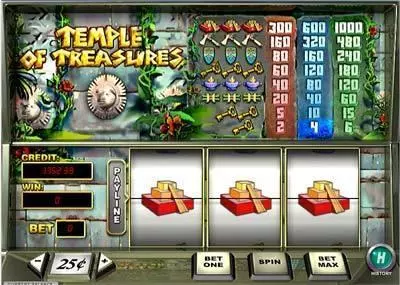 Play Temple of Treasures Slot Main Screen Reels