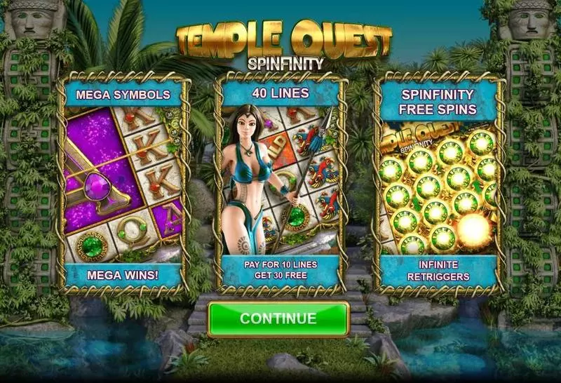 Play Temple Quest Spinfinity Slot Info and Rules