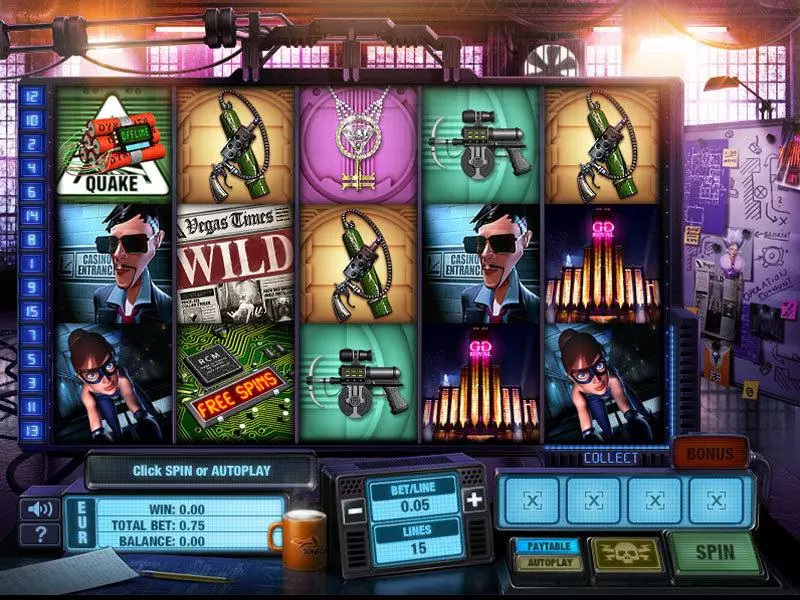 Play The Casino Job Slot Main Screen Reels