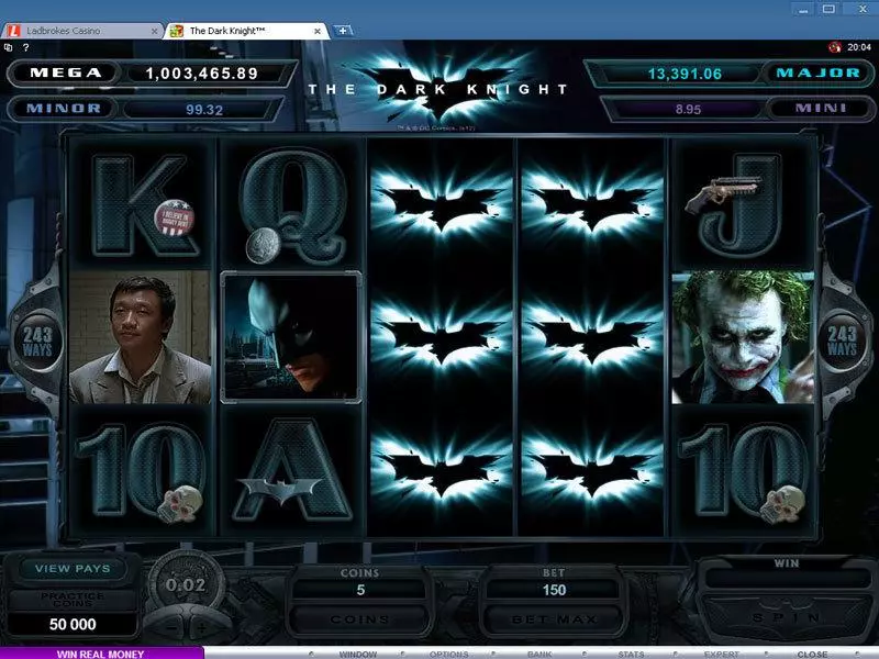 Play The Dark Knight Slot Main Screen Reels