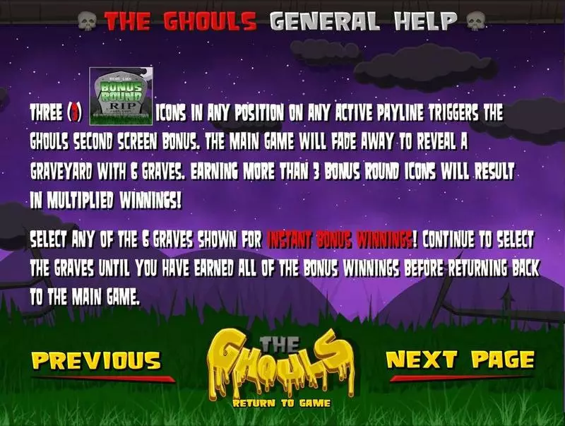 Play The Ghouls Slot Info and Rules