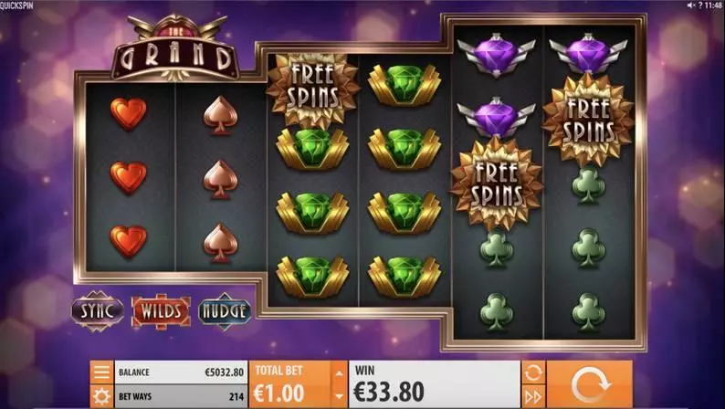 Play The Grand Slot Free Spins Feature
